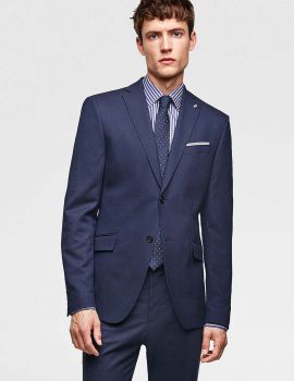 Áo vest xanh dương